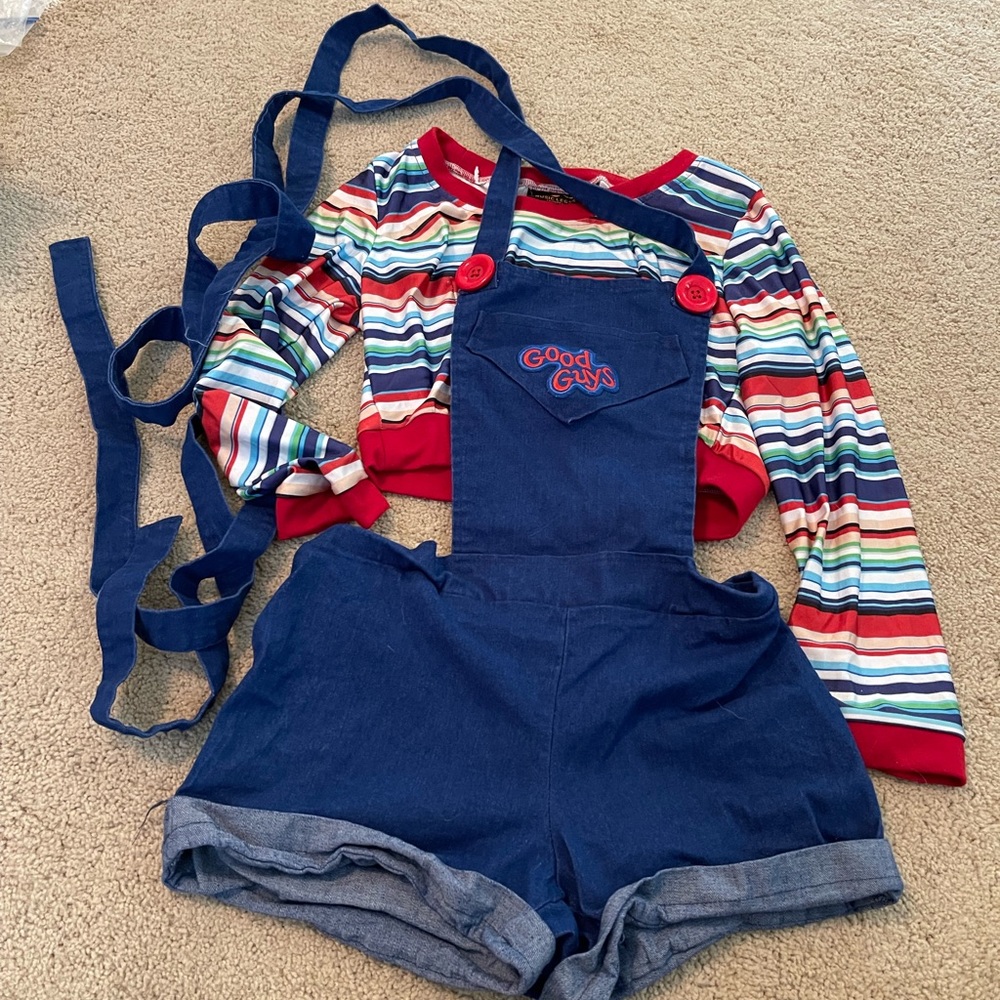 Sexy Chucky costume.